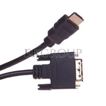 Kabel adapter HDMI Highspeed 1.3 Typ HDMI A/DVI-D(18 1), M/M czarny 5m AK-330300-050-S-148053