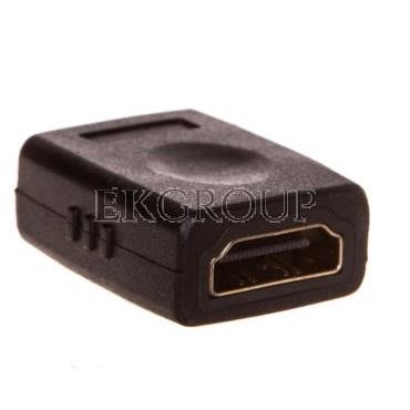 Adapter HDMI Highspeed 2.0 z Eth. Typ HDMI A/HDMI A, Ż/Ż czarny AK-330500-000-S-148062