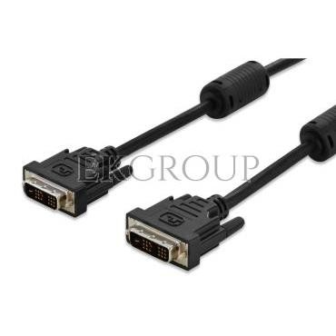 Kabel połączeniowy DVI-D Single Link Typ DVI-D(18 1)/DVI-D(18 1), M/M czarny 3m AK-320100-030-S-148067