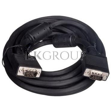 Kabel połączeniowy SVGA Typ DSUB15/DSUB15, M/M czarny 5m AK-310103-050-S-147852