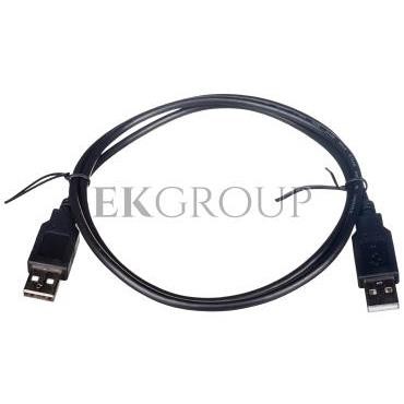 Kabel połączeniowy USB 2.0  Typ USB A/USB A, M/M czarny 1m AK-300100-010-S-147877