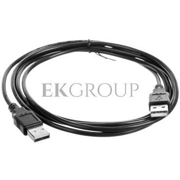 Kabel połączeniowy USB 2.0  Typ USB A/USB A, M/M czarny 1,8m AK-300100-018-S-147878