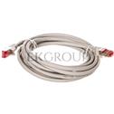 Kabel krosowy patchcord S/FTP (PiMF) kat.6 LSZH szary 3m 50888-150439