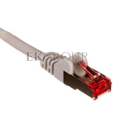 Kabel krosowy patchcord S/FTP (PiMF) kat.6 LSZH szary 3m 50888-150440