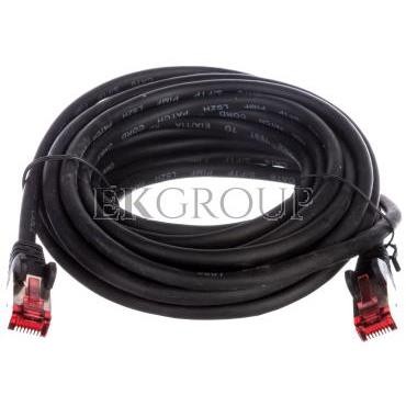 Kabel krosowy patchcord S/FTP (PiMF) kat.6 LSZH czarny 5m 68700-150480