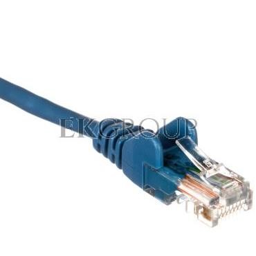 Kabel krosowy patchcord U/UTP kat.5e CCA niebieski 1,5m 95554-150491