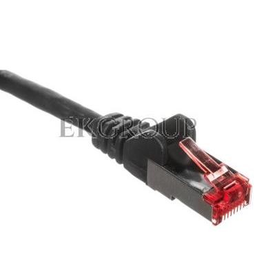 Kabel krosowy patchcord S/FTP (PiMF) kat.6LSZH czarny 1,5m 95584-150497