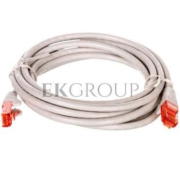 Kabel krosowy patchcord U/UTP kat.6 CCA szary 3m 68409-150501