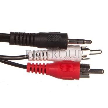 Przewód adapter Jack 3,5mm - 2x RCA 3m 50196-148371
