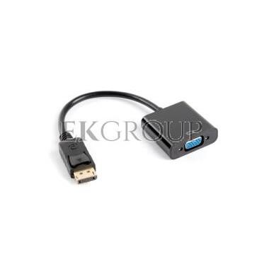Adapter DisplayPort 1.1 - VGA 0,1m czarny AD-0002-BK-148656