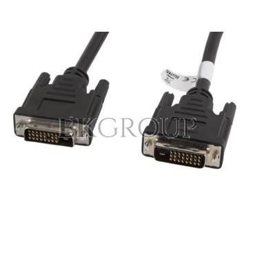 Kabel DVI-D(24 1) Full HD 1,8m czarny CA-DVID-10CC-0018-BK-148681