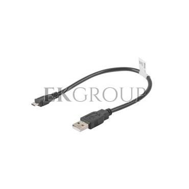 Przewód połączeniowy USB 2.0 High Speed 30cm USB - microUSB czarny CA-USBM-10CC-0003-BK-148606