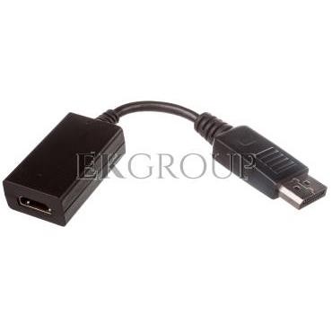 Kabel adapter DisplayPort 1.1a  Typ DP/HDMI A, M/Ż czarny 0,15m-147854