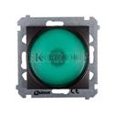 Simon 54 Sygnalizator świetlny LED zielone światło antracyt DSS3.01/48-173319