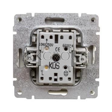 KOS66 Przycisk /dzwonek/ aluminium 664014-169771