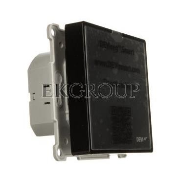 Termostat dotykowy DEVIreg Smart 240V 16A 5-45°C IP21 czarny 140F1143-167086