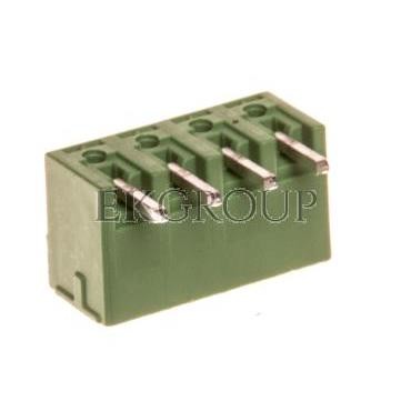 Gniazdo pinowe do płytek drukowanych 4P 160V 8A raster 3,8mm zielone MC 1,5/ 4-G-3,81 1803293-173732