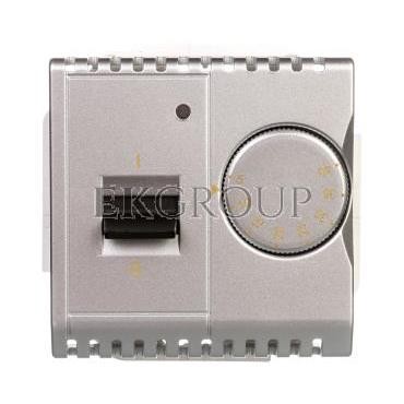 Simon Basic Regulator temperatury z czujnikiem wewnętrznym 16A 230V srebrny mat BMRT10w.02/43-167069