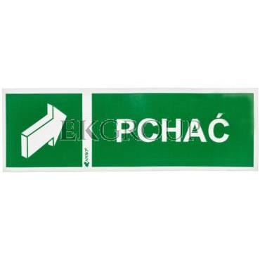 Tabliczka ostrzegawcza /PCHAĆ/ 37E/G/FS-182858