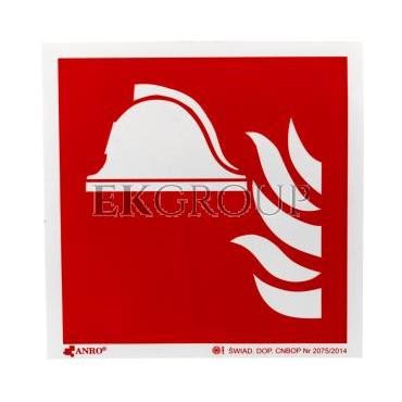 Tabliczka ostrzegawcza /Zestaw sprzętu ochrony przeciwpożarowej 150X150/ IF/004/F/FS-182864