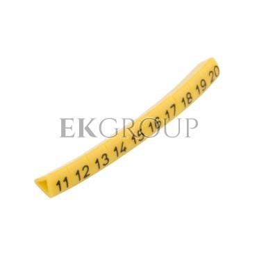 Oznacznik przewodów OZ-1/11-20 żółty E04ZP-01020201200 (100szt.)-181312