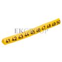 Oznacznik przewodów OZ-1/41-50 żółty E04ZP-01020201500 /100szt./-181384