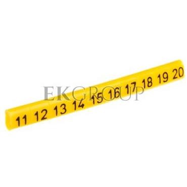 Oznacznik przewodów OZ-0/11-20 żółty E04ZP-01020101200 /100szt./-181549