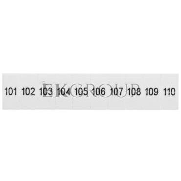 Oznaczniki 5mm /101-110/ biały ZB5 LGS FORTL 1050017:0101 /10szt./-192557