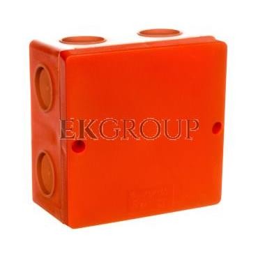 Puszka elektroinstalacyjna natynkowa IP 66 101x101x62mm pomarańczowa KSK 100 PO-211911