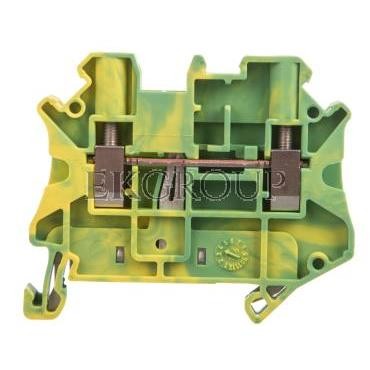 Złączka szynowa 2-przewodowa 4mm2 żółto-zielona EX UT 4-MDT-PE UT 3046223-213546