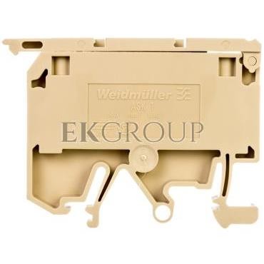 Złączka szynowa bezpiecznikowa 2-przewodowa 4mm2 G 5x20mm beżowa ASK 1/EN 0474560000-214832