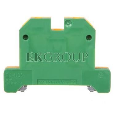 Złączka szynowa ochronna 2-przewodowa 4mm2 zielono-żółta EK 4/35 0661160000-213572