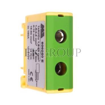 Złączka szynowa 1-torowa 1,5-50mm2 żółto-zielona EURO OTL 50 1xAl/Cu 606050 E -214680