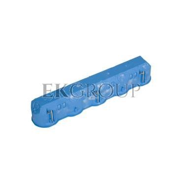 Puszka podtynkowa pięciokrotna 60mm regips głęboka niebieska P5x60D 32099203-211097