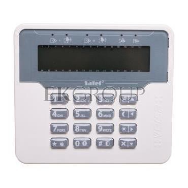 Klawiatura obsługi systemu alarmowego, LCD, wersja M, biała obudowa, do systemu Versa, Satel VERSA-LCDM-WH-216039