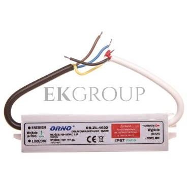 Zasilacz do oświetlenia LED 90-265V AC/12V DC 12W IP67 OR-ZL-1602-208184