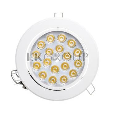 Oprawa downlight LED 18W biały okrągly 1260lm 3000K 230V  LAMPRIX LP-11-026-202137