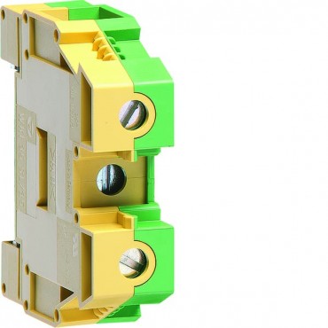 Zacisk szeregowy ochronny PE 35mm2 żółto-zielony KXB35E