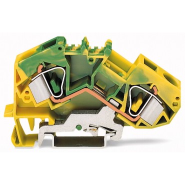 Złączka TOPJOB 2-przewodowa 16mm2 PE żółto-zielona 783-607/999-950