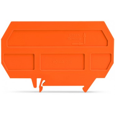 Ścianka separująca pomarańczowa szerokość 90mm 209-190 /25szt./