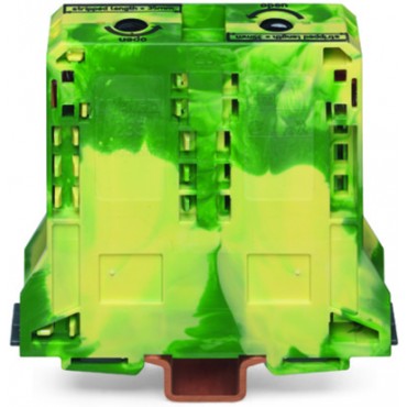 Złączka szynowa 2-przewodowa PE 95mm2 żółto-zielona 285-197