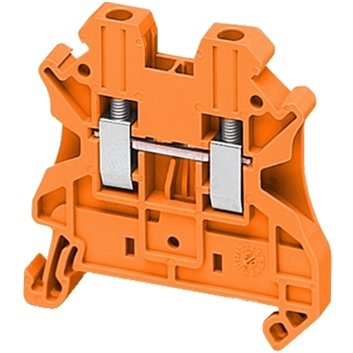 Złączka szynowa 2-przewodowa 2,5mm2 pomarańczowa ATEX NSYTRV22AR