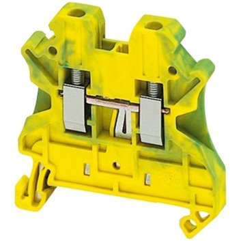 Złączka szynowa ochronna 2-przewodowa 2,5mm2 żółto-zielona ATEX NSYTRV22PE