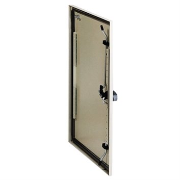 Drzwi pełne do Spacial S3D wys. 600 x szer. 600, RAL7035, z zamkiem NSYDS3D66