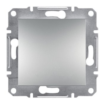 ASFORA Przycisk bez ramki (z. śrub) aluminium EPH0800361