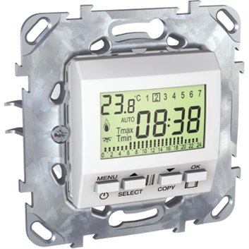 Unica Plus Regulator temperatury 5-35 stopnii 230 V elektroniczny biel polarna MGU50.505.18Z