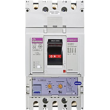 Wyłącznik mocy 3P 630A 36kA /wyzwalacz elektroniczny/ EB2 630/3LE 004671121