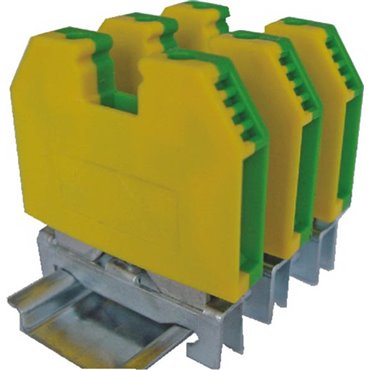 Złączka szynowa gwintowa ochronna 6mm2 zielono-żółta VS 6 PE 003901497