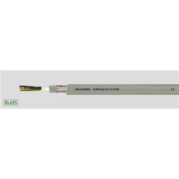 Kabel elastyczny TOPFLEX-611-PUR 4G10 0,6/1kV 22974 /bębnowy/