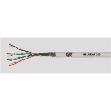 Kabel do transmisji danych HELUKAT200 SF/UTP 5e 4x2x26AWG 81254 /bębnowy/